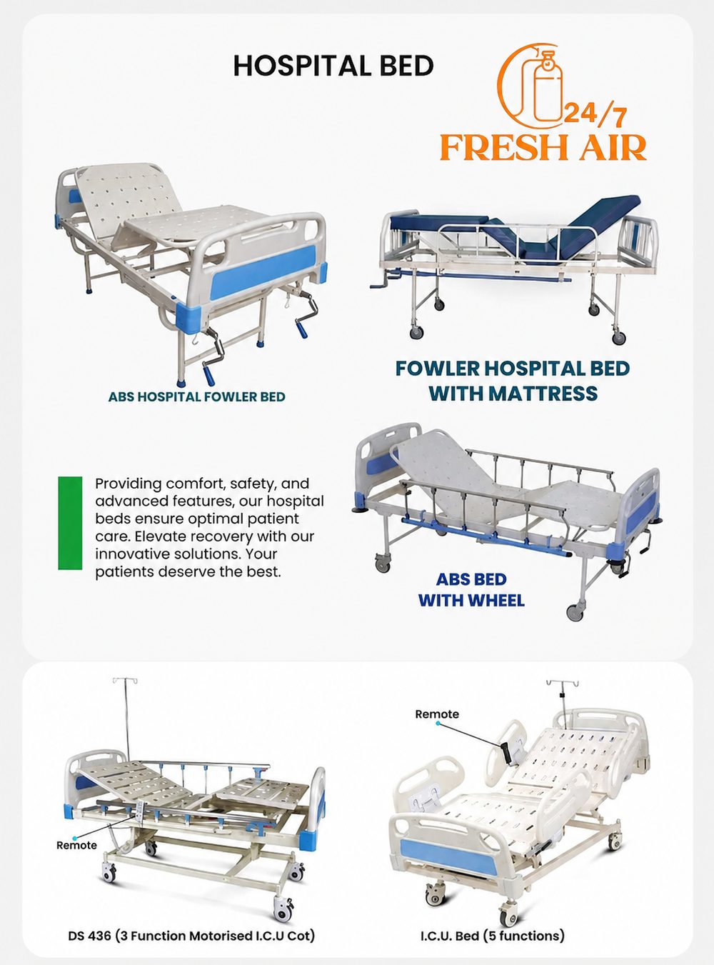 Hospital bed catalog
