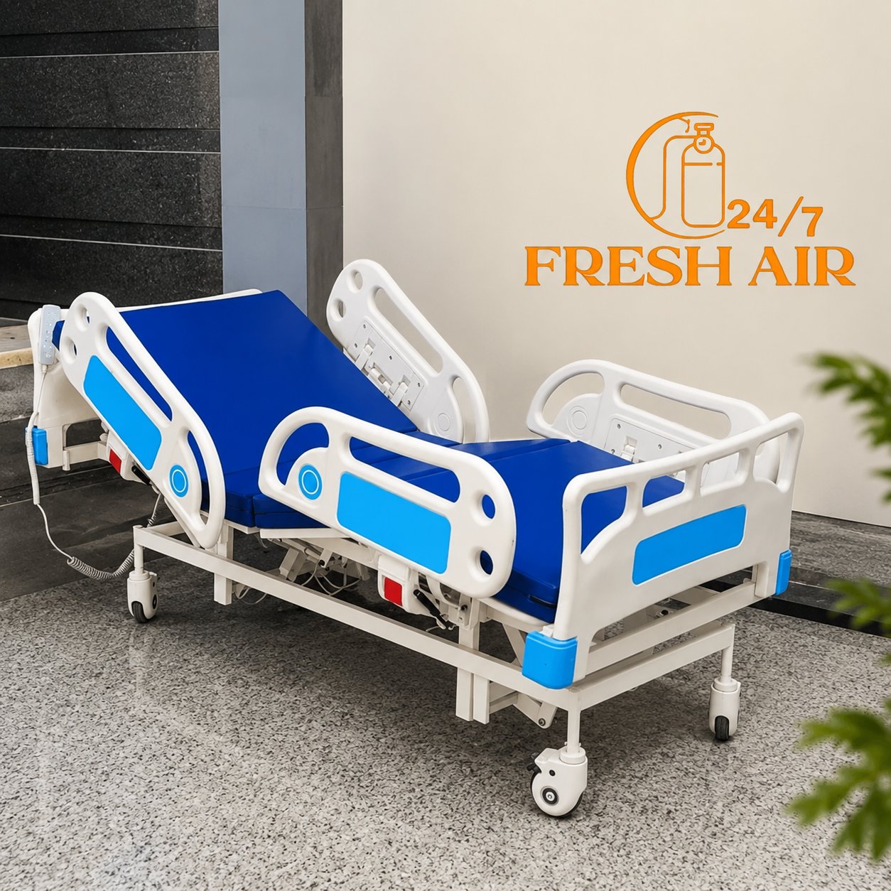 ICU hospital bed